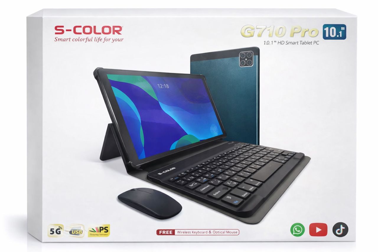 10.1โ Smart Tablet G710 Pro โ Keyboard & Mouse Included