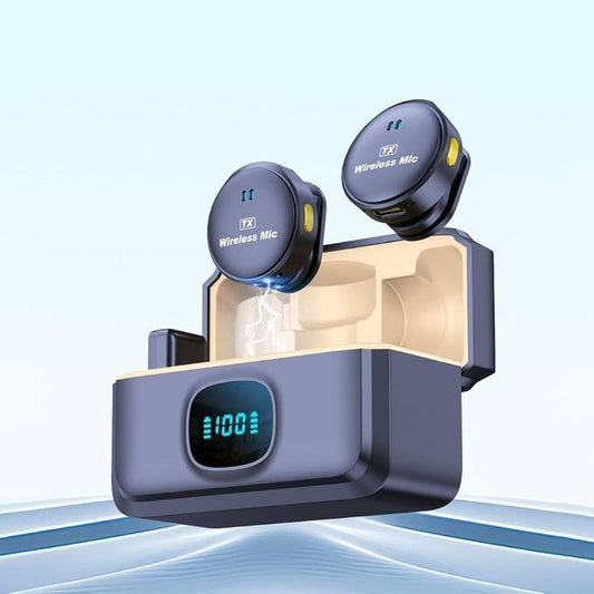Wireless Microphone 2.4G – Rechargeable with Display