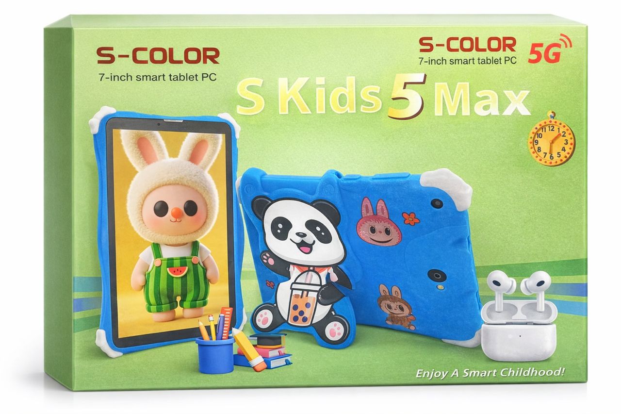 Kids Tablet 7” – S Kids 5 Max | Strong Case & Learning Fun